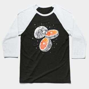 Moon Orange Baseball T-Shirt